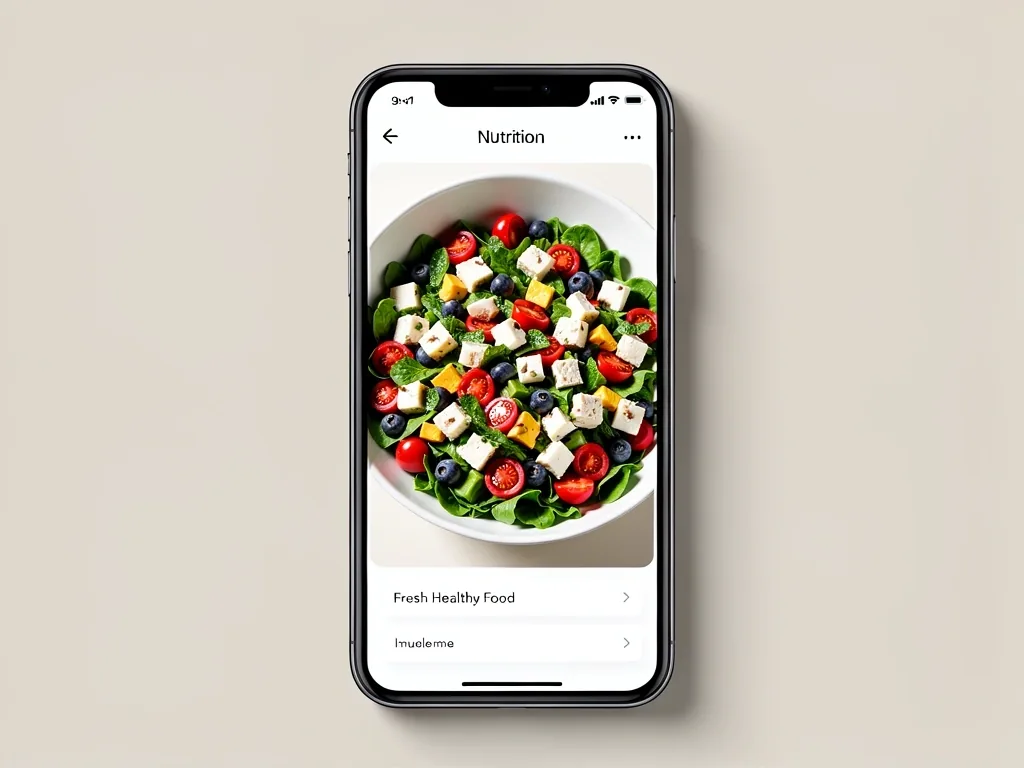 Interfaz de usuario de Tu Plan Nutricional
